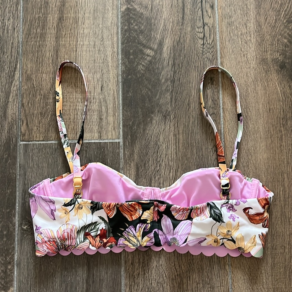 NEW Agua Bendita Lauren Bikini Top Size Small - Picture 4 of 5